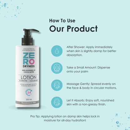 Zero Dryness Lotion - Fragrance Free 200ml